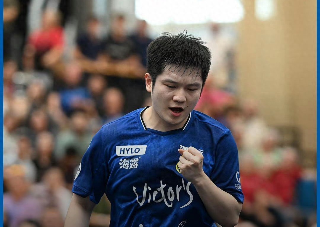Table Tennis Champions League Quarterfinals: Saarbrücken vs. Hennebont, Fan Zhendong Competing, Live on Youku