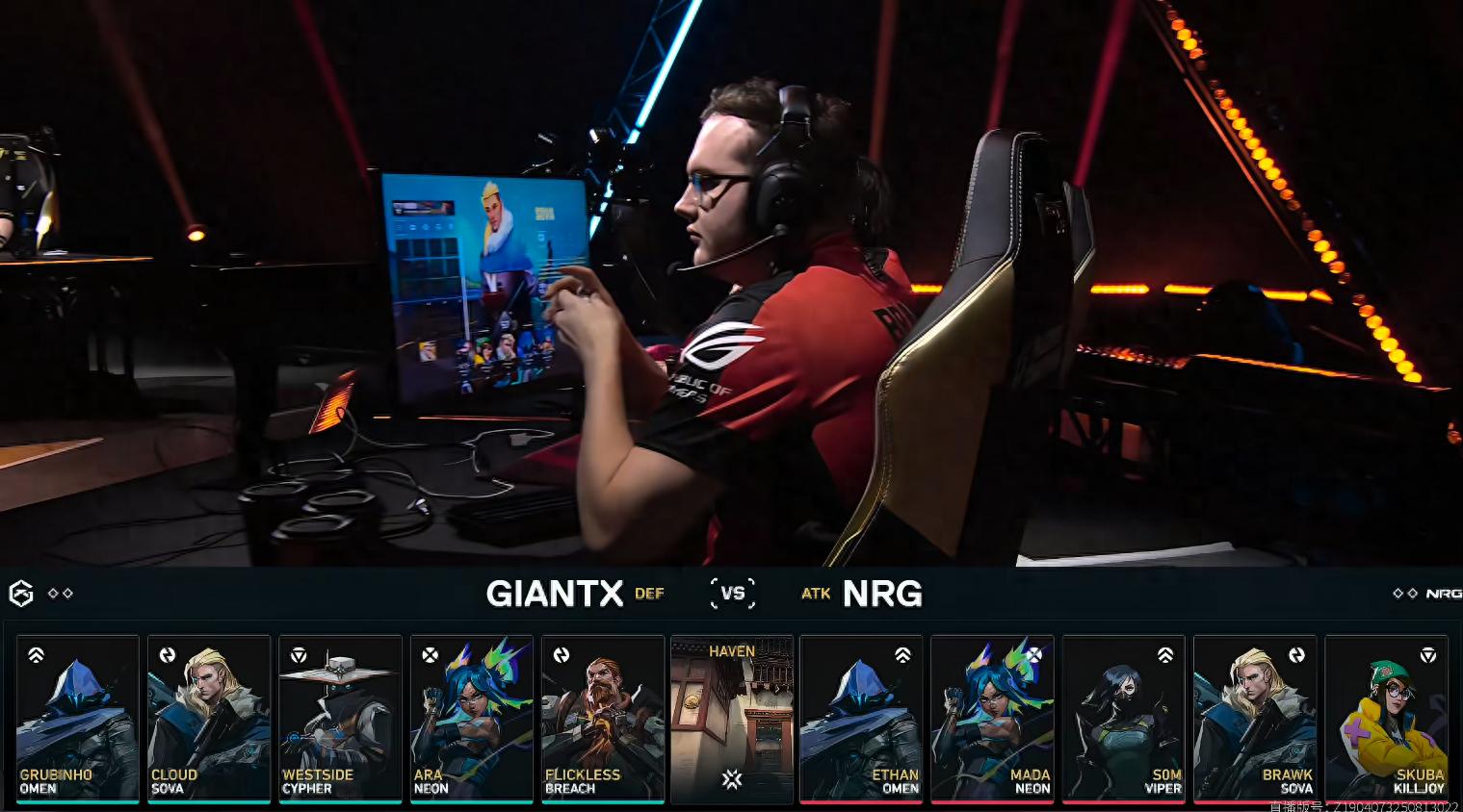 VCT: s0m precisely holds position and eliminates four opponents, NRG sweeps GX 2-0