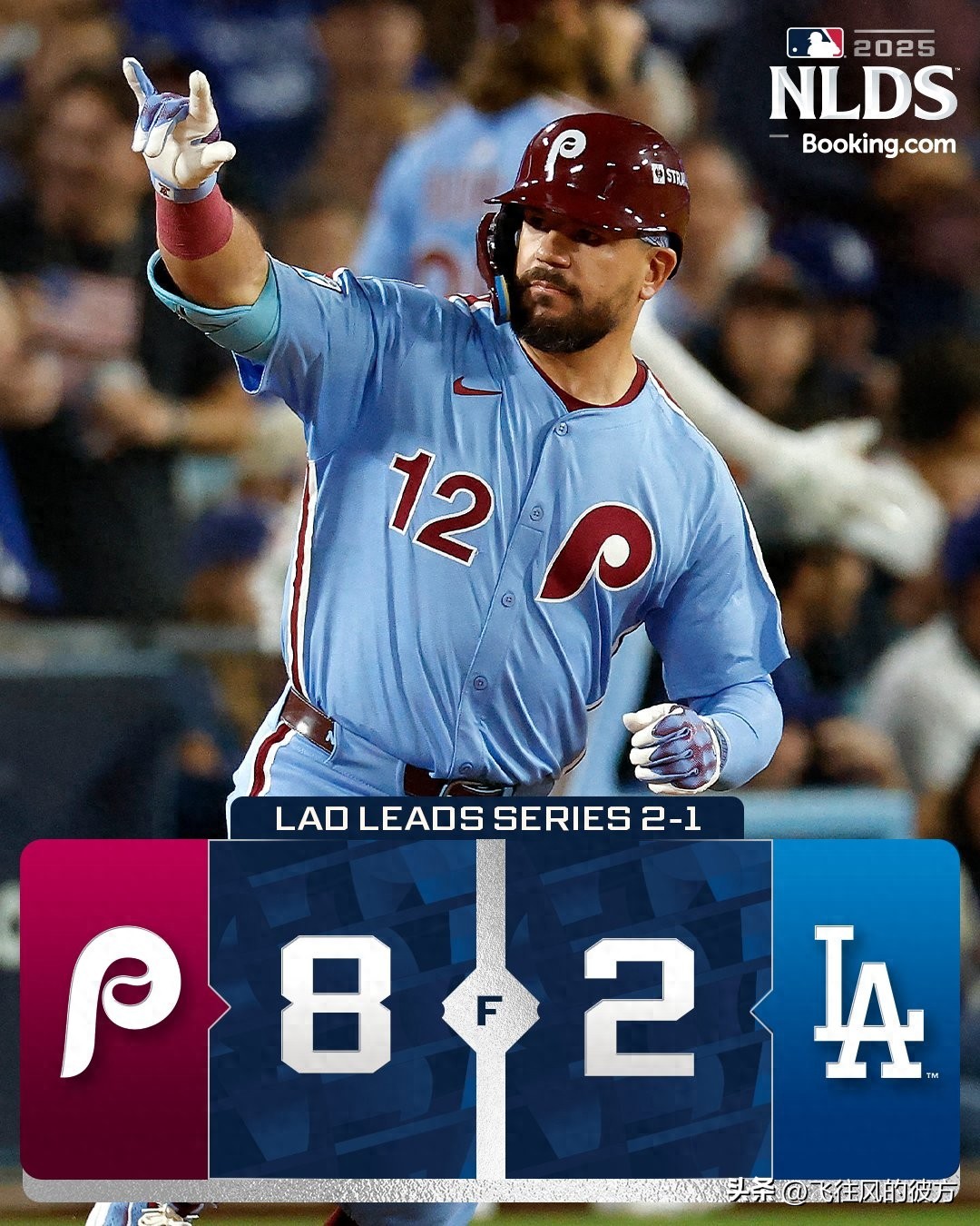 Yoshinobu Yamamoto was broken down as the Dodgers collapsed in the top of the eighth, with the Phillies hitting three home runs to claw back from the brink.