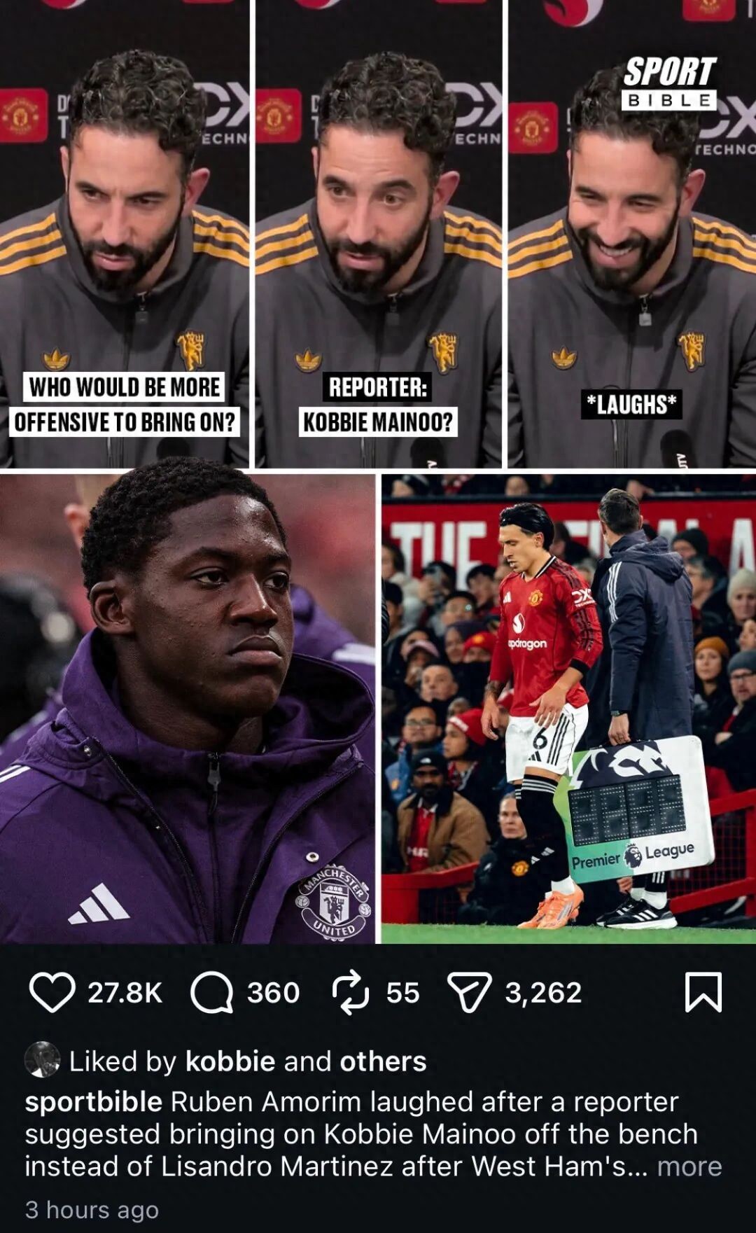 Manchester United has identified an additional midfield target for the January transfer window, priced at £30 million! He just scored a Beckham-style 43-meter lob.