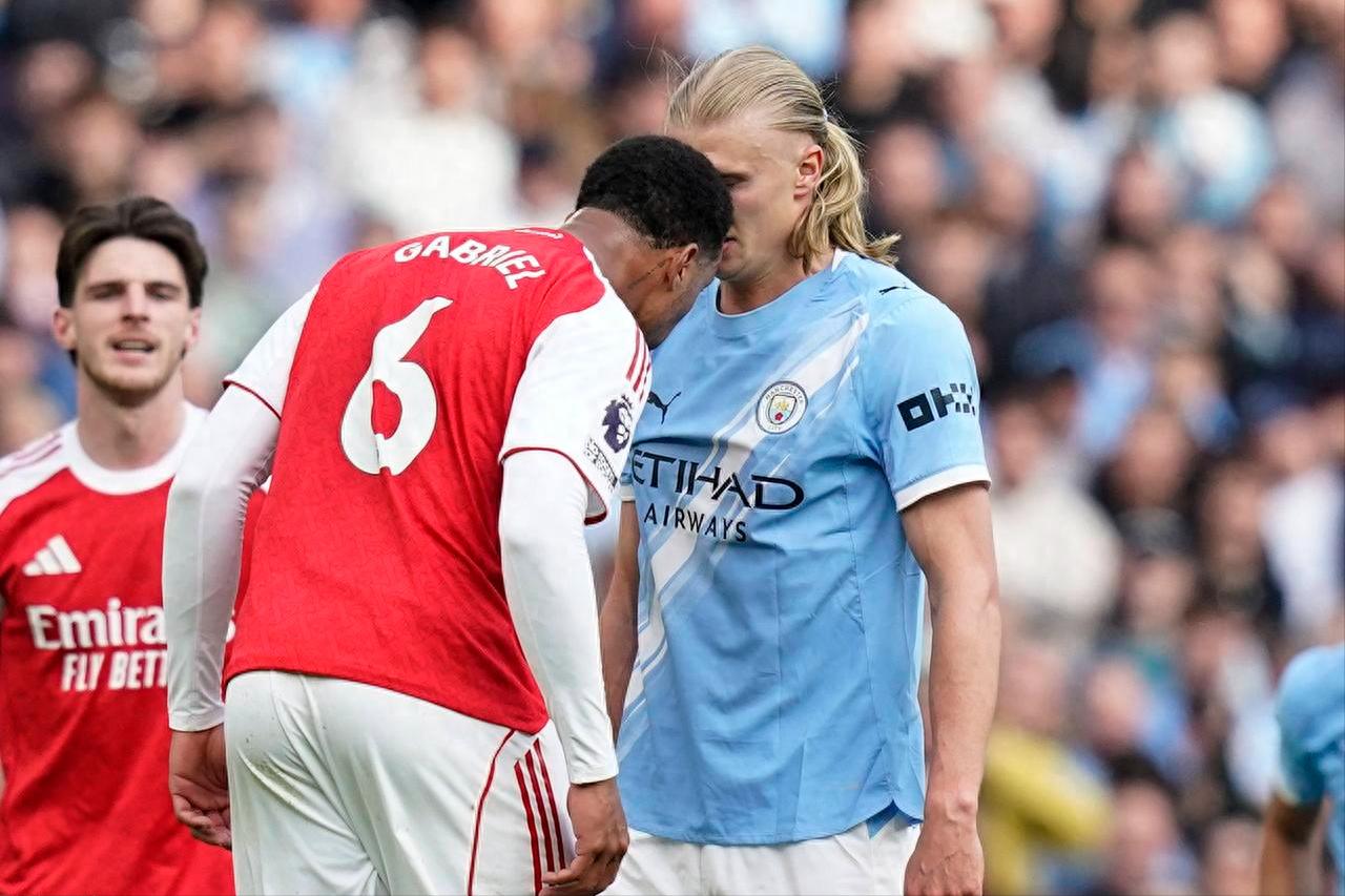 No shady tactics! Haaland says if he had fallen immediately during the head-to-head clash, Gabriel would have been sent off with a red card.