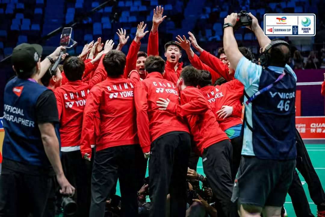 Guoyu achieved the 4th consecutive championship of the Su Cup and won the championship for the 14th time in team history, and the god of war Shi Yuqi won all 4 consecutive finals