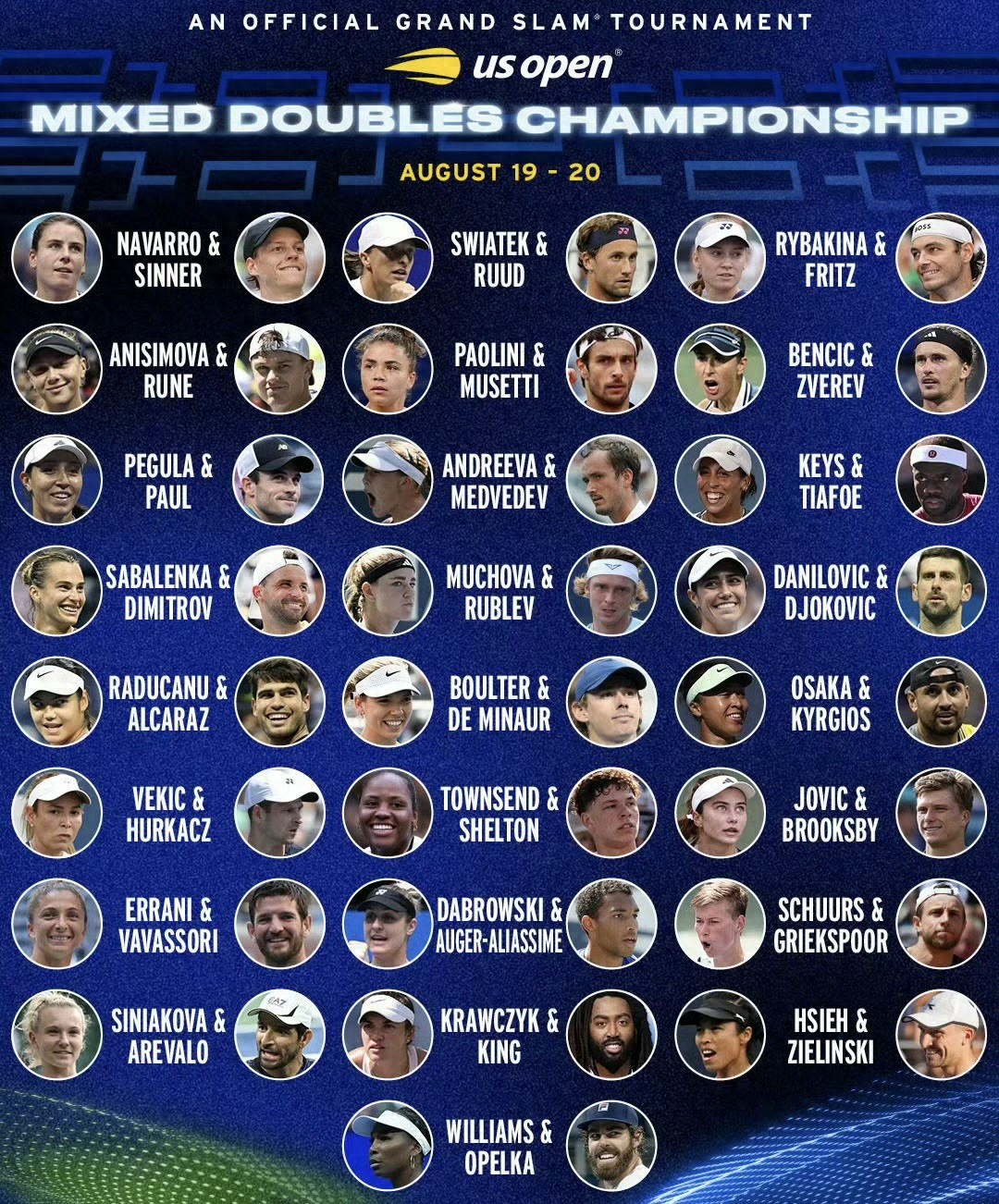 Pegula has voiced her concerns about the changes to the mixed doubles format at the US Open.