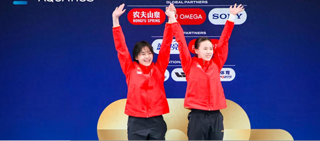 2025 Diving World Cup Finals: Quan Hongchan/Chen Yuxi's "Water Cube" debut won the championship perfectly