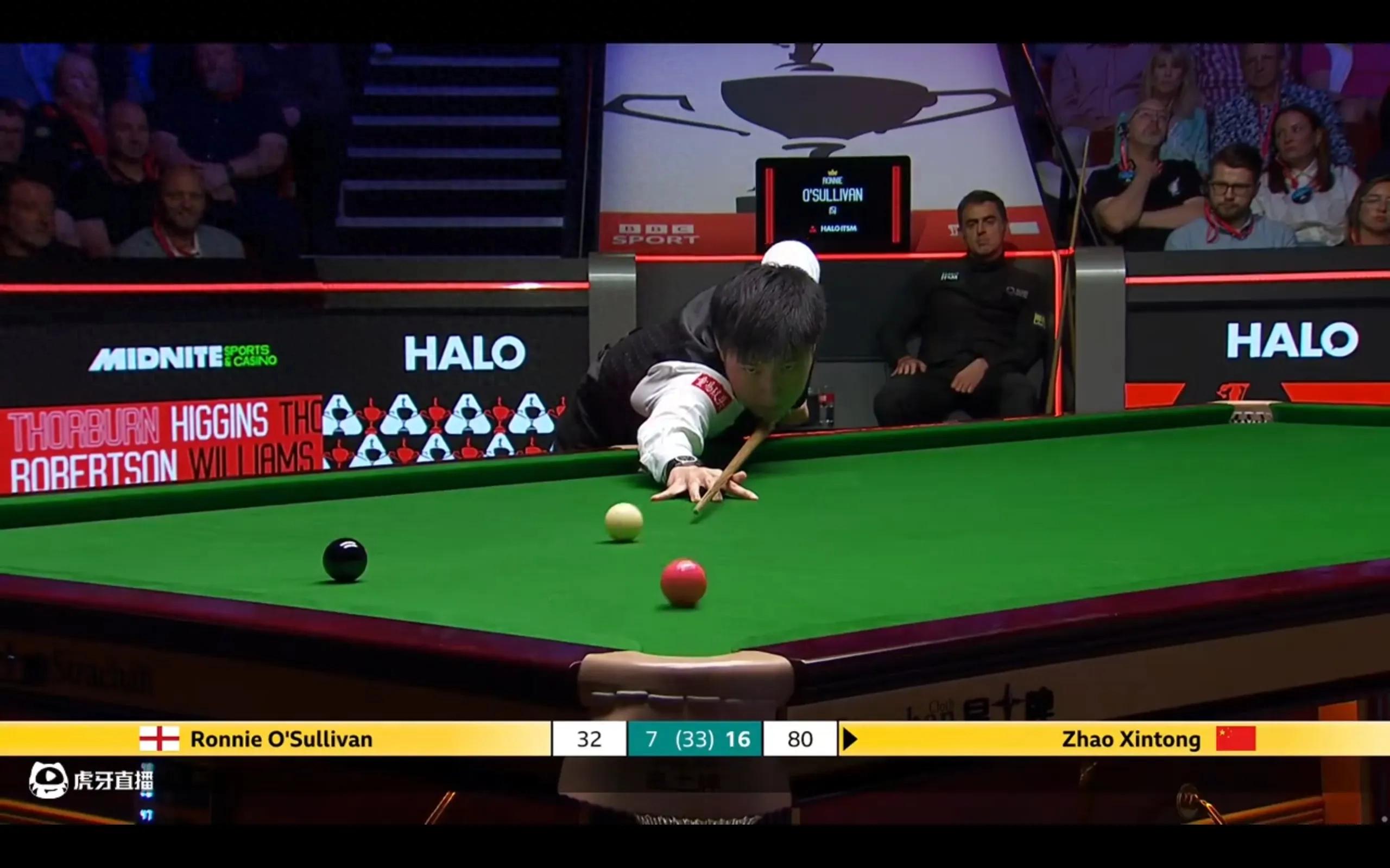 The latest news of the World Snooker Championships CCTV five sets will broadcast the World Championships finals live tomorrow on 5.4 Zhao Xintong played