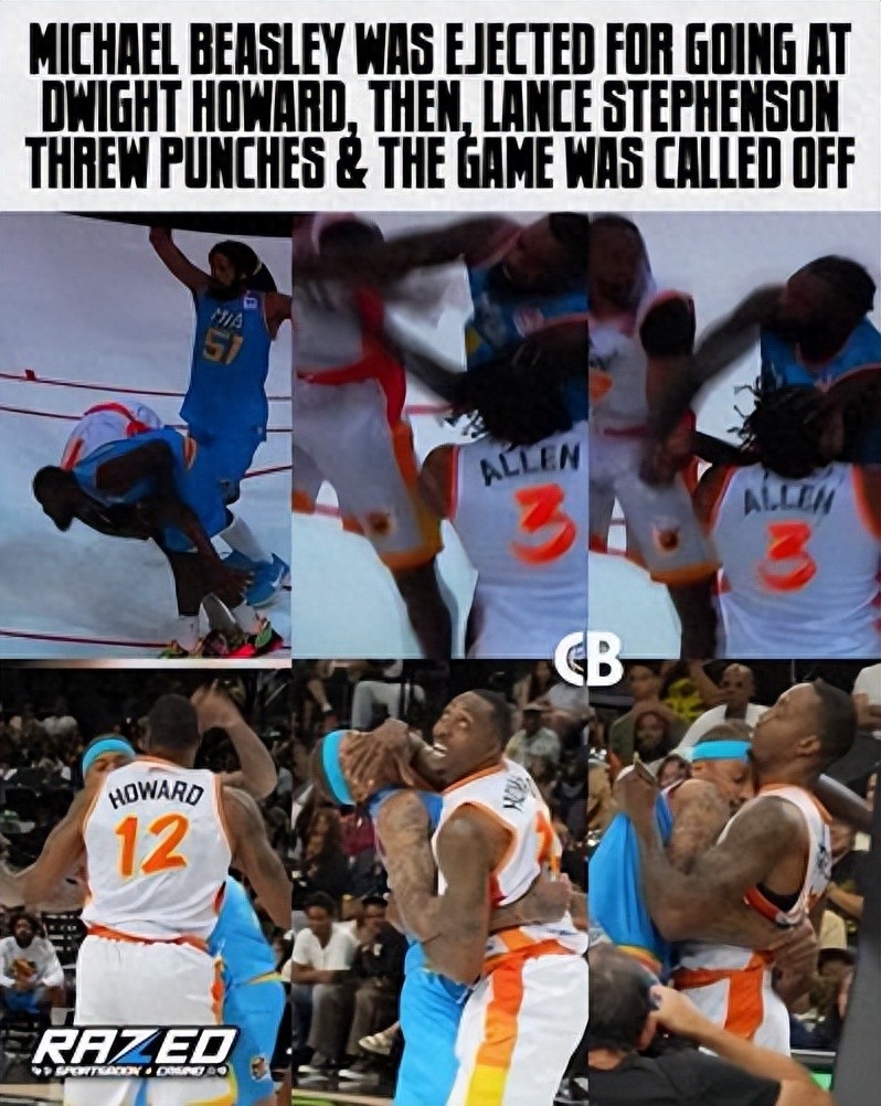 BIG3 Major Conflict Forces Game Cancellation! Beasley Ejects with Two Technicals, Stephenson Throws Punch and Gets Ejected Too