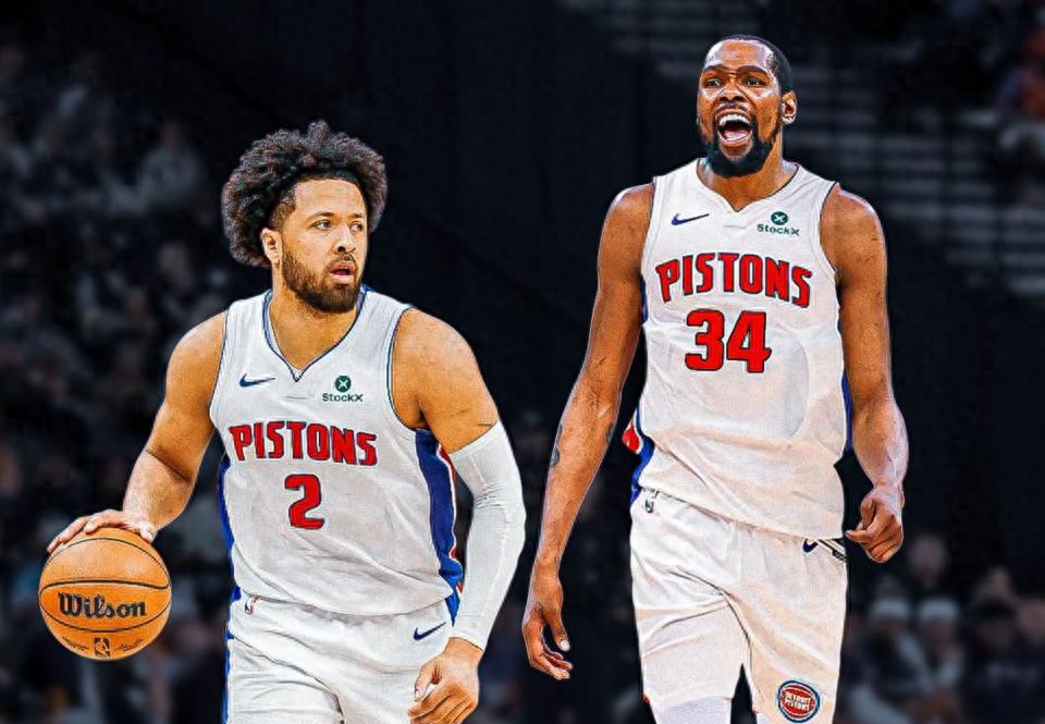 Durant is once again caught up in trade rumors! He is reportedly interested in teaming up with Cunningham to chase a championship, and the Pistons are ready to submit a bid at any moment.