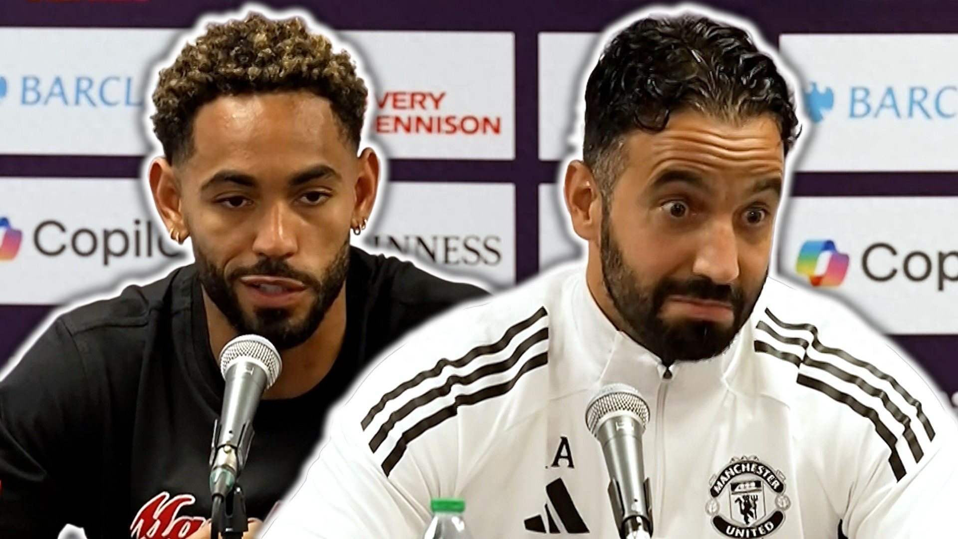 Amorim suggests that Manchester United could do without a striker, as the two new signings are capable! He explains the reasons for signing Premier League forwards.