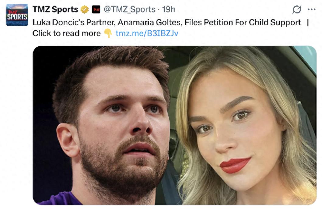 Luka Doncic issues a statement! Officially splits with his wife! Will pay $1 million monthly in child support.