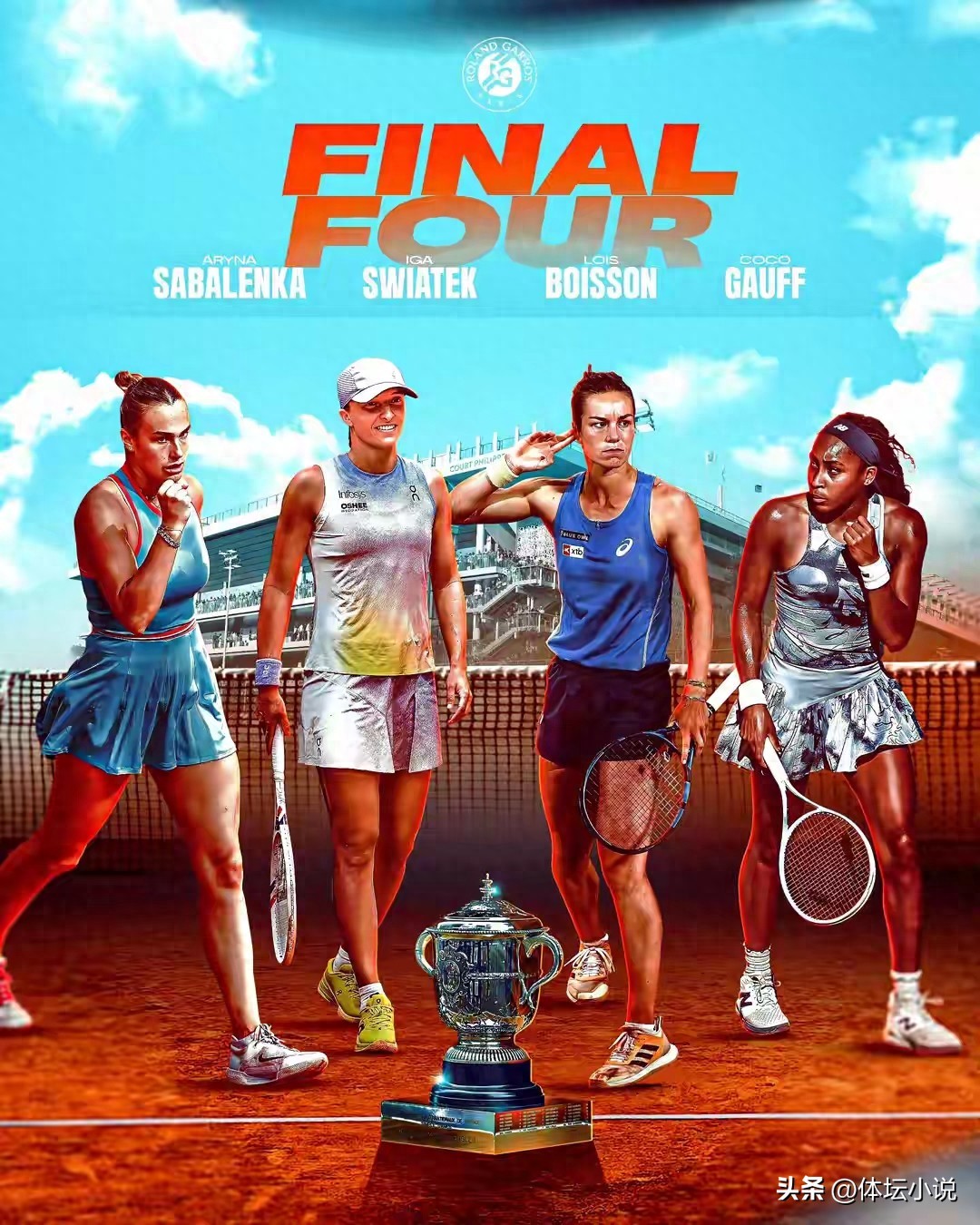 French Open schedule: Sabalenka will play Swiatek, if he wins = 10.45 million + help Zheng Qinwen take fifth