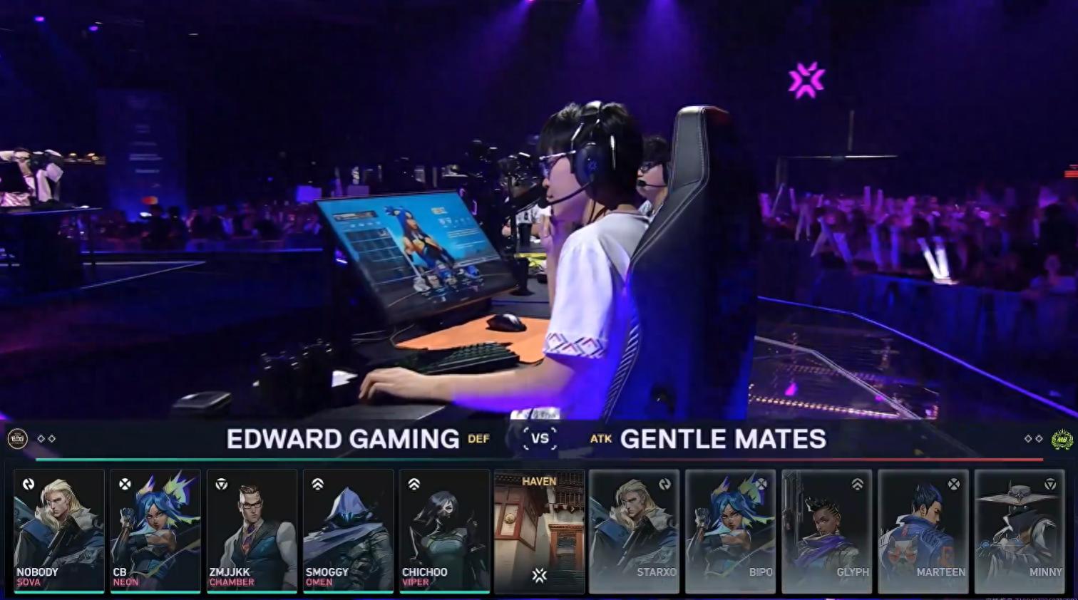 VCT Masters: EDG's opening match ends in a crushing 2-0 defeat by M8, failing to capitalize on multiple man-advantage situations.