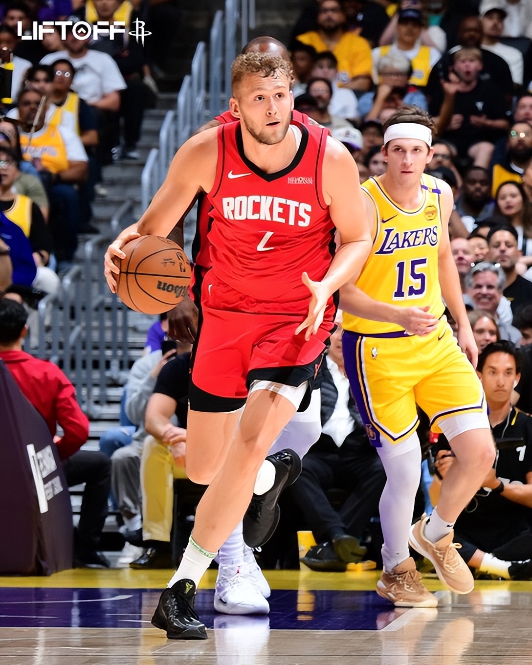 Lakers lock up Western Conference 3+ Division Championship +50 wins! James 14+8 Doncic 39+8+7 to beat the Rockets
