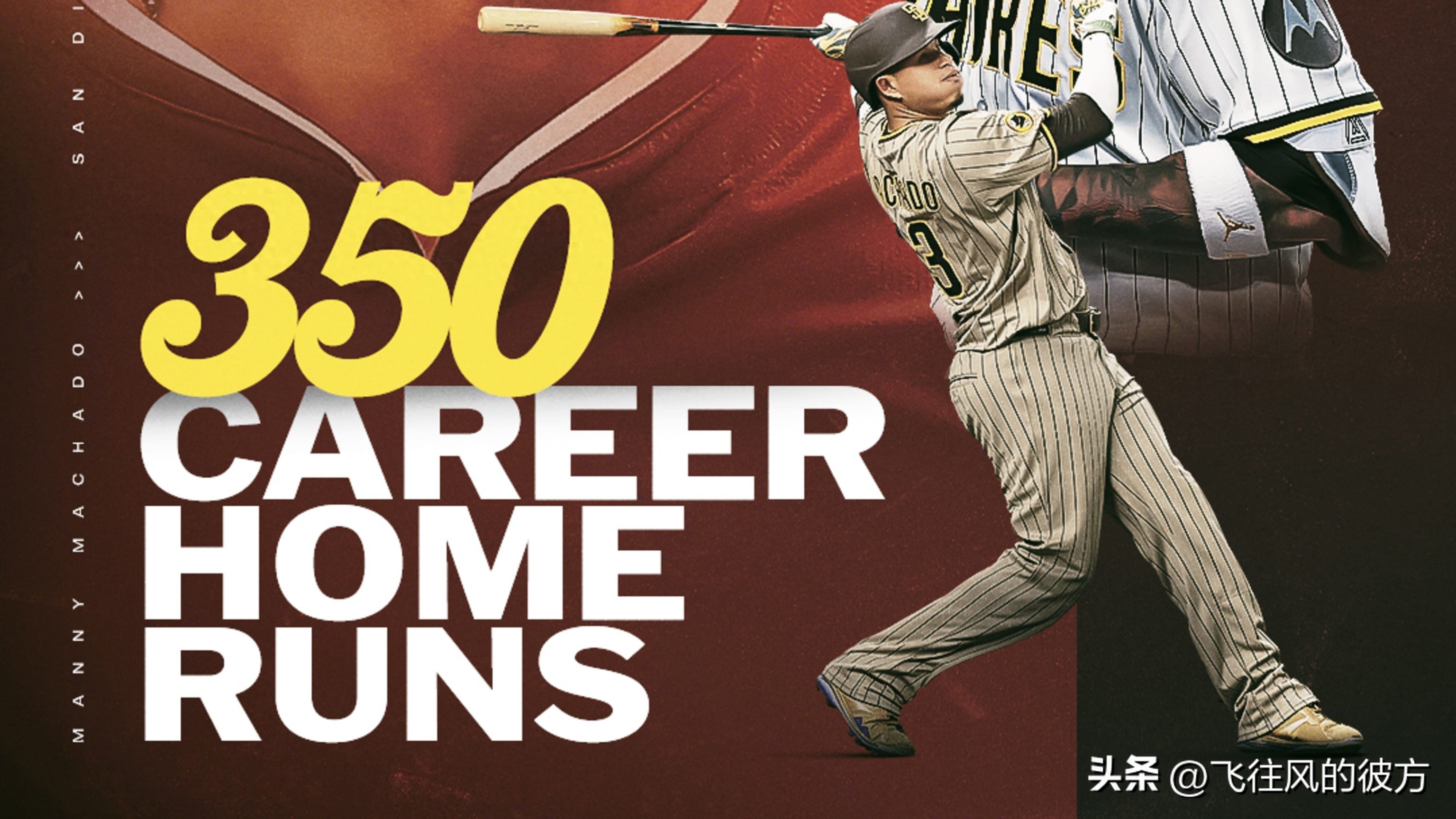 San Diego Padres third baseman Machado has reached the 350-game Championship Championship