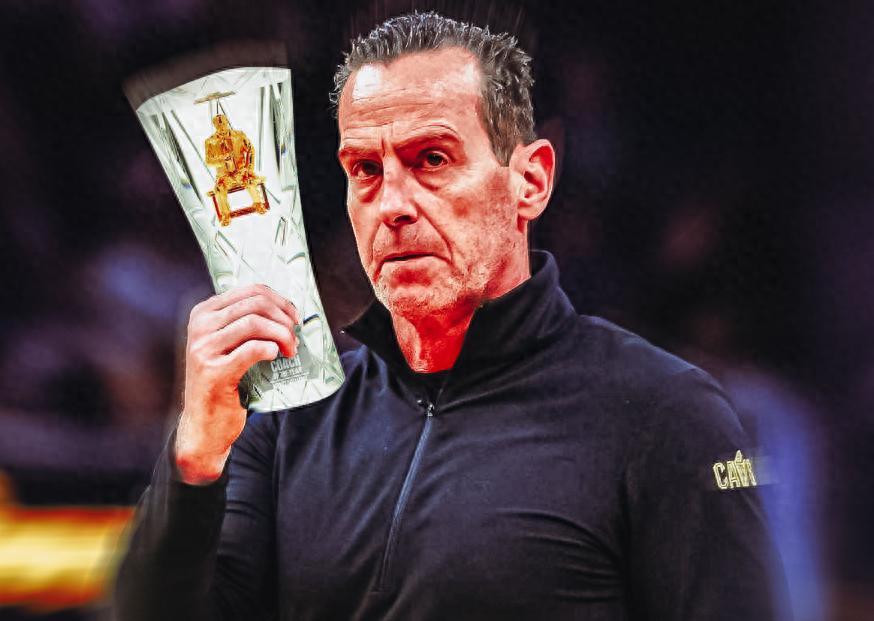 Recognized again! Atkinson was named Head Coach of the Year after beating the Rockets Pistons to win the trophy
