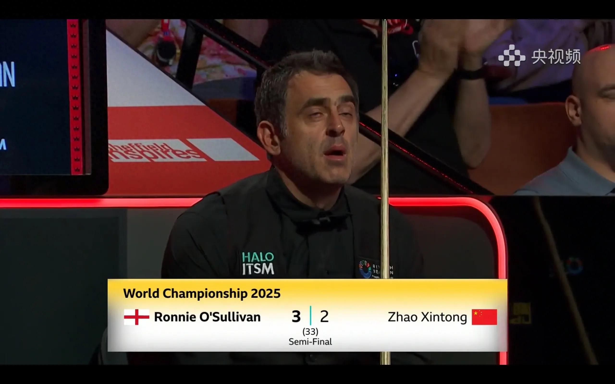 The latest report of the Snooker World Championship Zhao Xintong 2-3 O'Sullivan was whipped by the opponent three times in a row