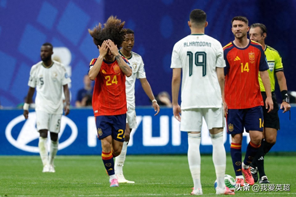 The most unfortunate team in Asia? Saudi Arabia was bombarded with 22 shots by Spain! They narrowly avoided a 0-6 loss, marking their fifth World Cup collapse.