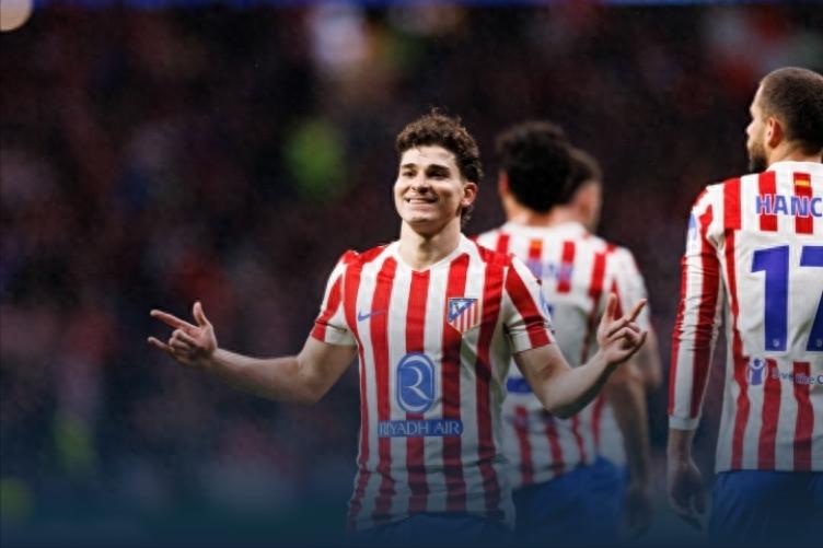 Alvarez with 2 goals and 1 assist earns perfect rating; Atletico Madrid 5-2 Tottenham; Manchester City this season against Tottenham: 1 draw, 1 loss.