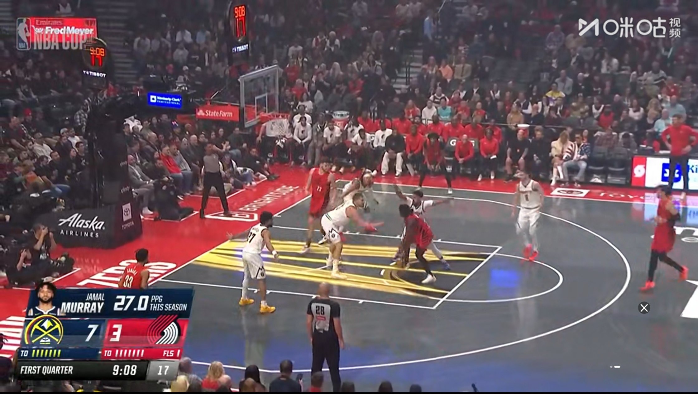 Live coverage of the NBA regular season: Nuggets vs. Trail Blazers