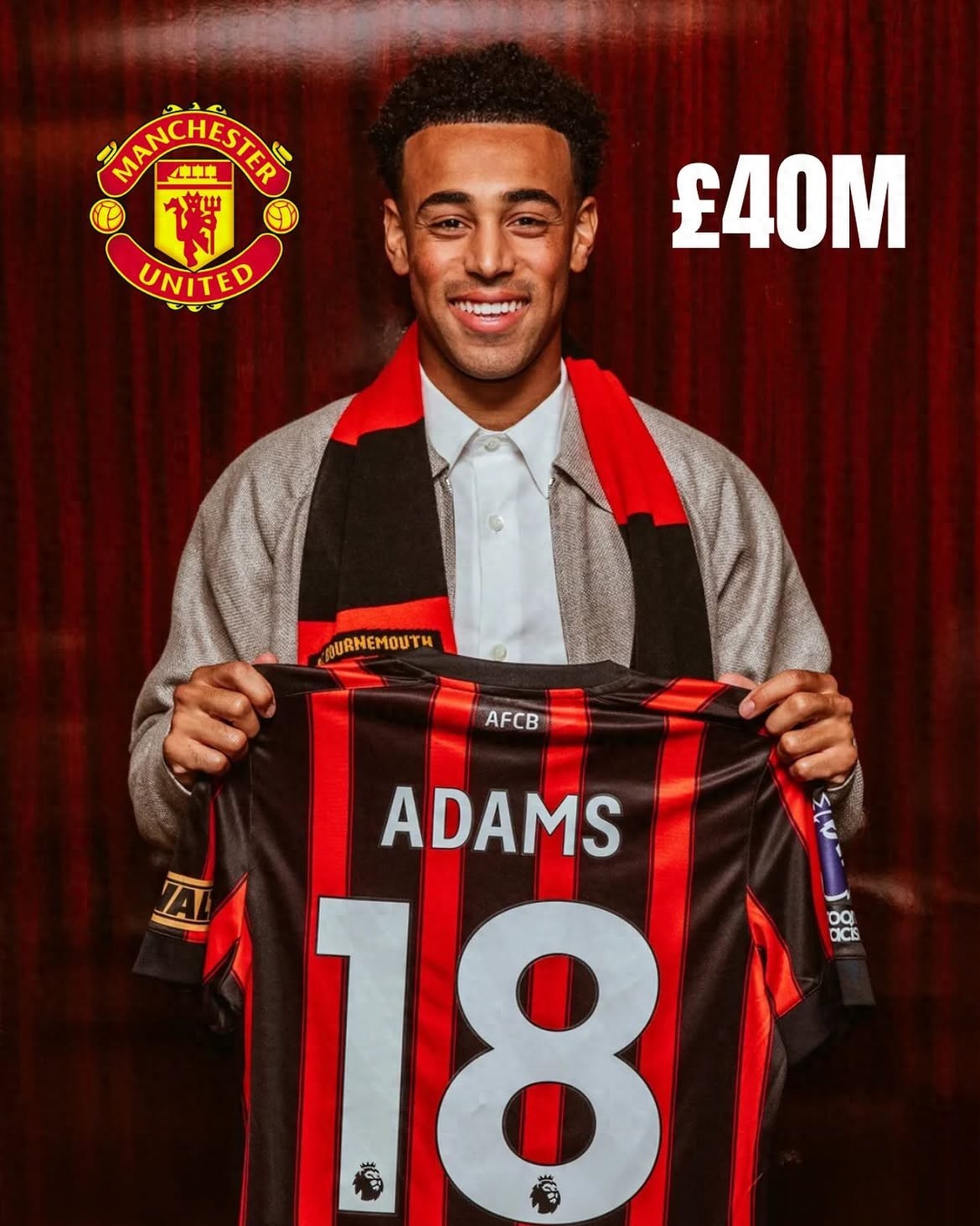 Manchester United's bid for Scott rejected, with the club instead offered a £40m World Cup midfield linchpin; the Red Devils haven't considered Sangaré.