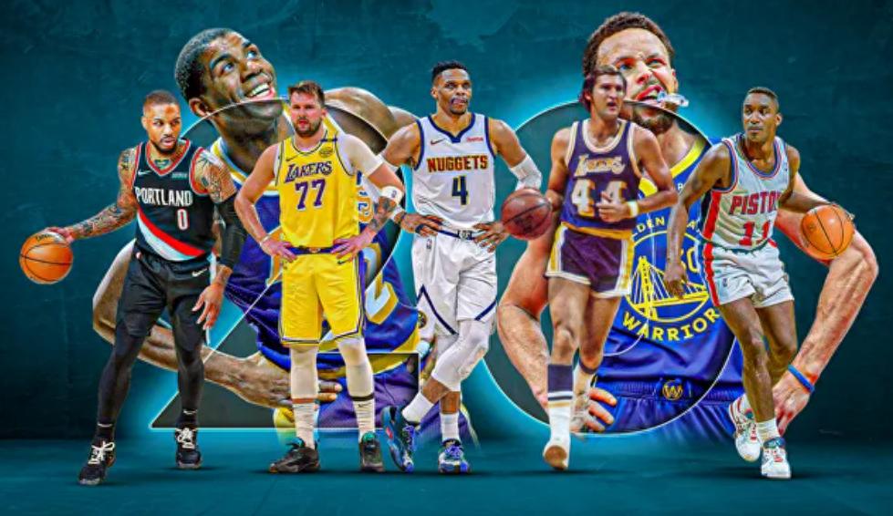 American media ranks the top 20 point guards in history: Magic Johnson tops Curry, while Paul is 6th and Doncic is 19th.