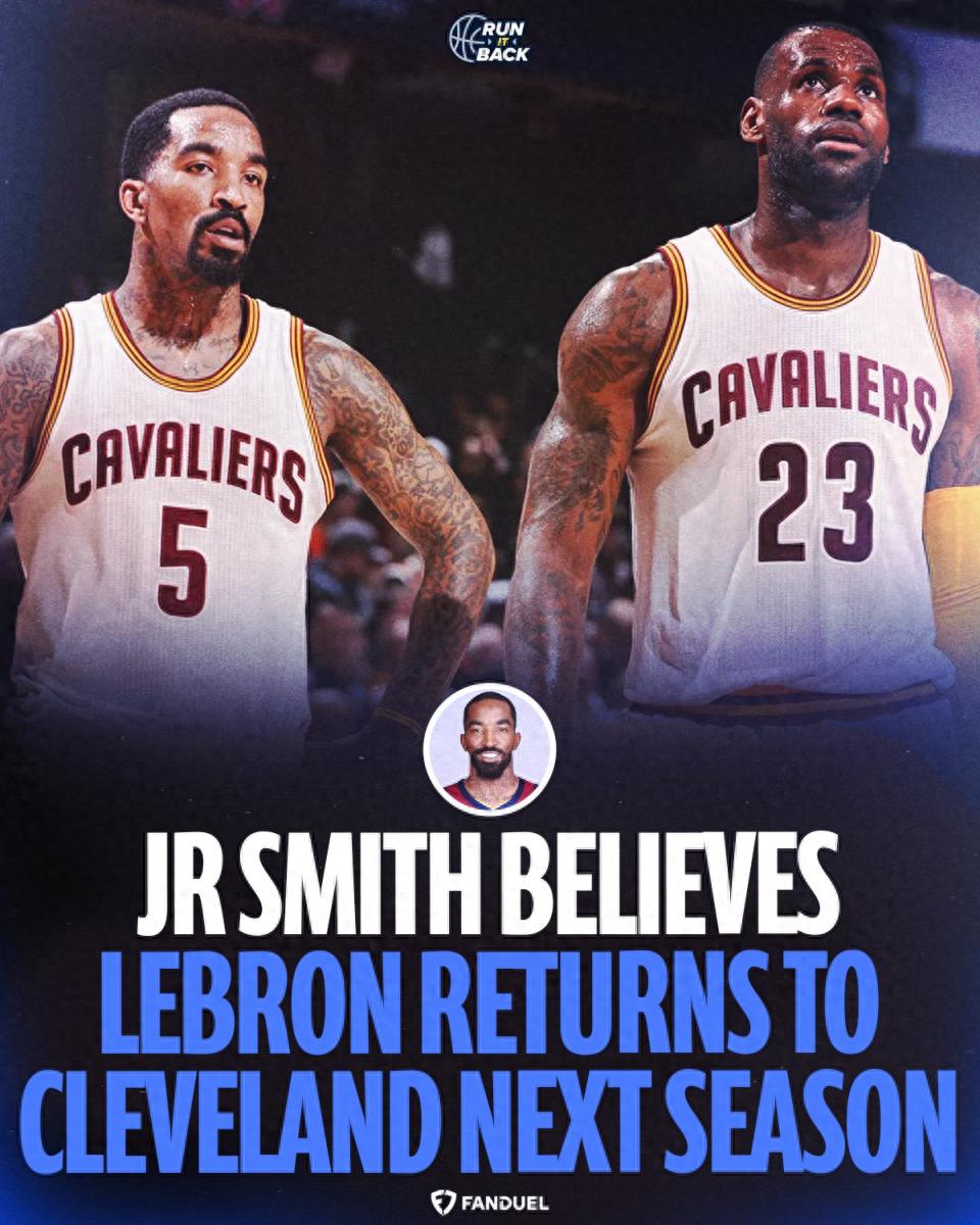 JR is optimistic about LeBron returning to the Cavaliers! Experts predict a new contract: 2 years, $8 million with options and a veto right.