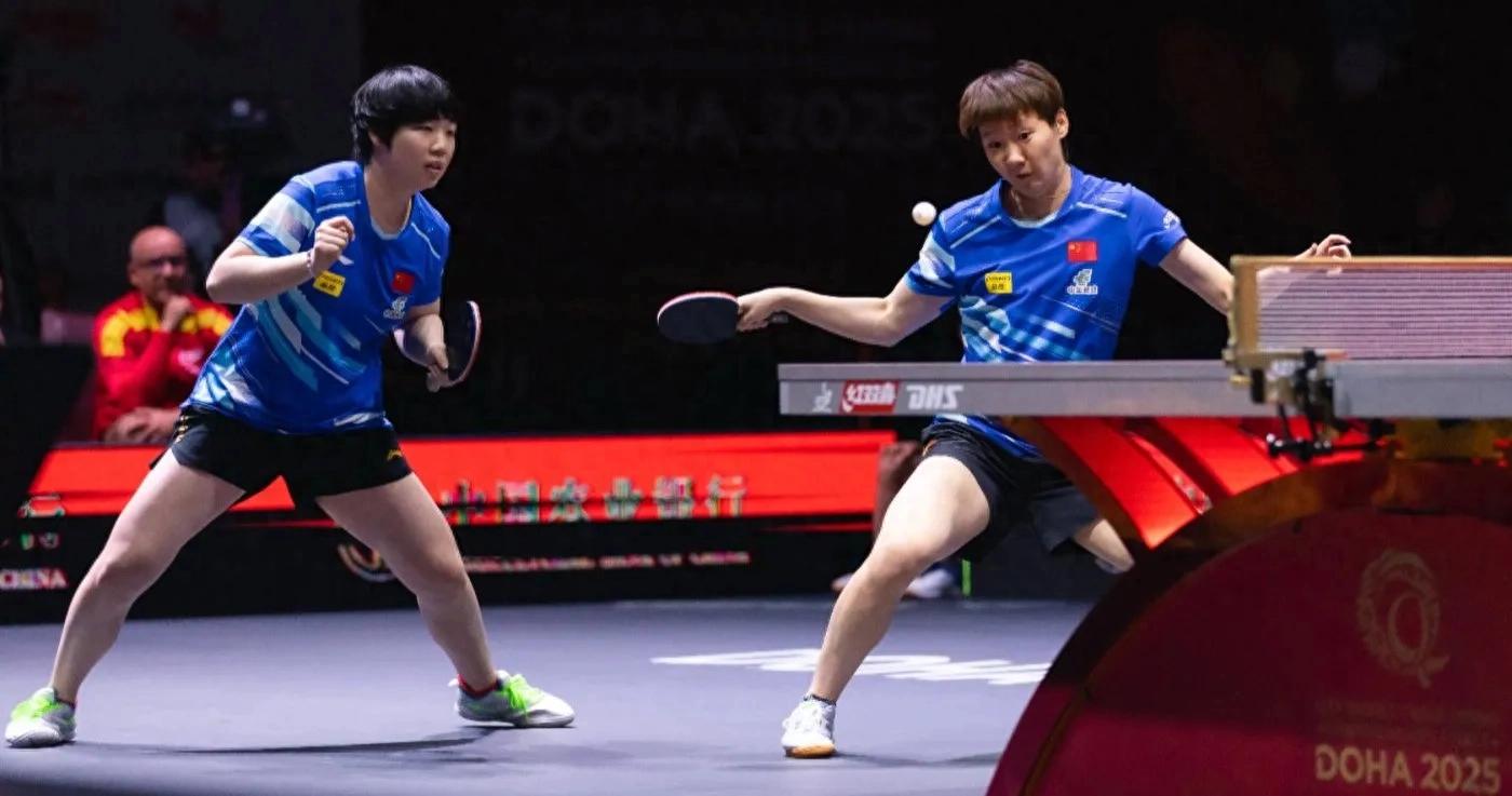 The signing list for the women's doubles semifinals at the World Table Tennis Championships in Doha has been confirmed, and the first team of national table tennis has advanced with today's 5.24 live broadcast plan