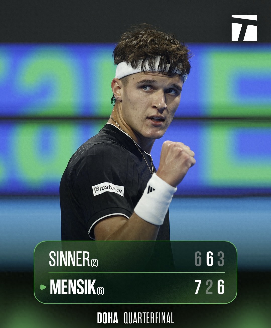 Doha Night: Sinner’s Stunning Exit, Alcaraz Battles Through to Advance