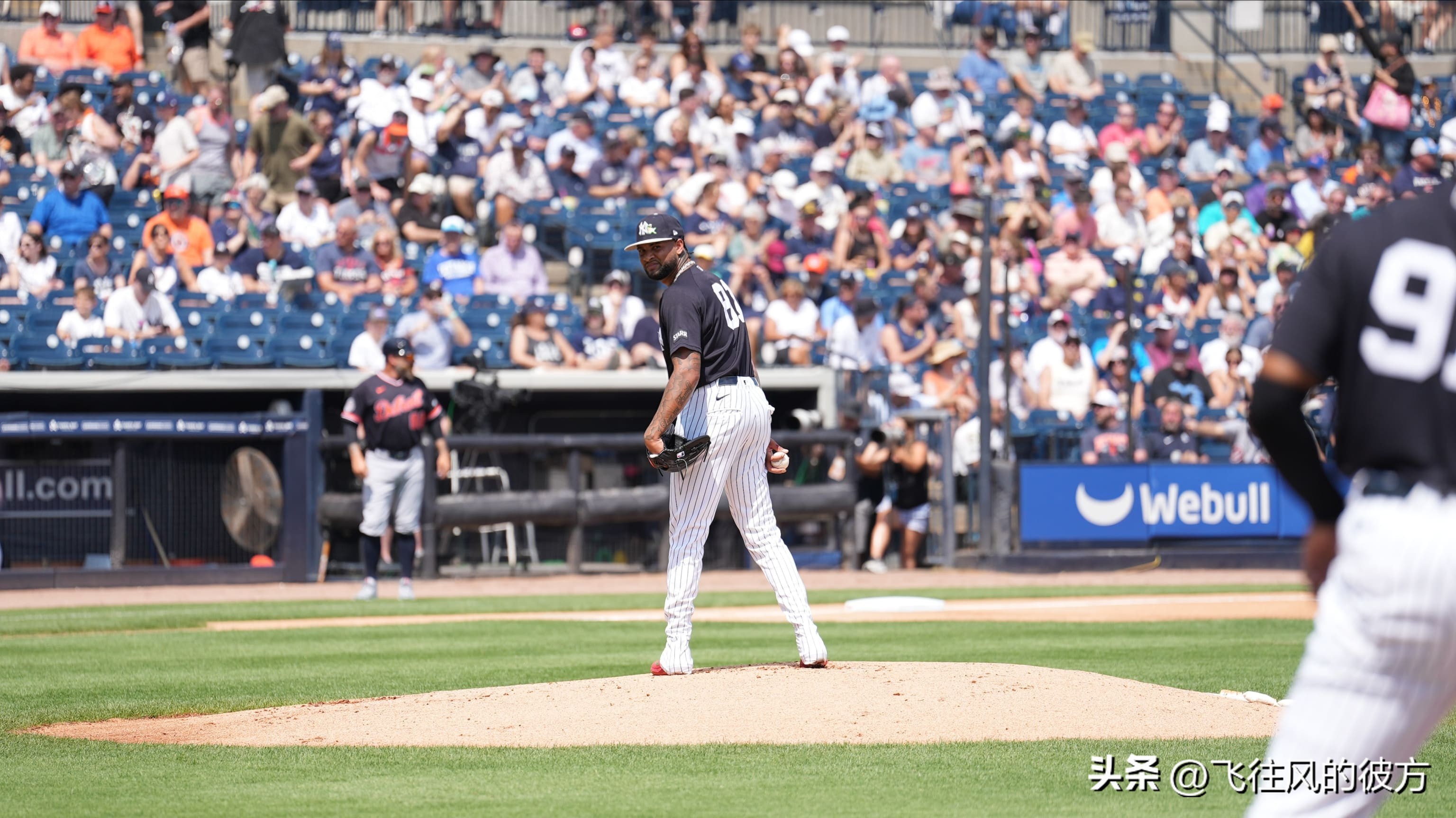 Yankees pitcher Gil struggles in spring training, still searching for the "extraordinary firepower" of his fastball.