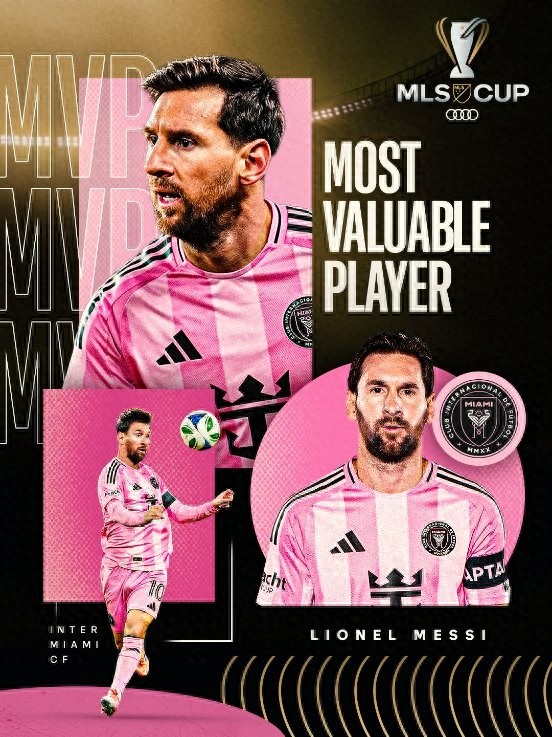 球王風采依舊!邁阿密3-1奪得美職聯總冠軍 梅西助攻兩球+MVP+第47冠