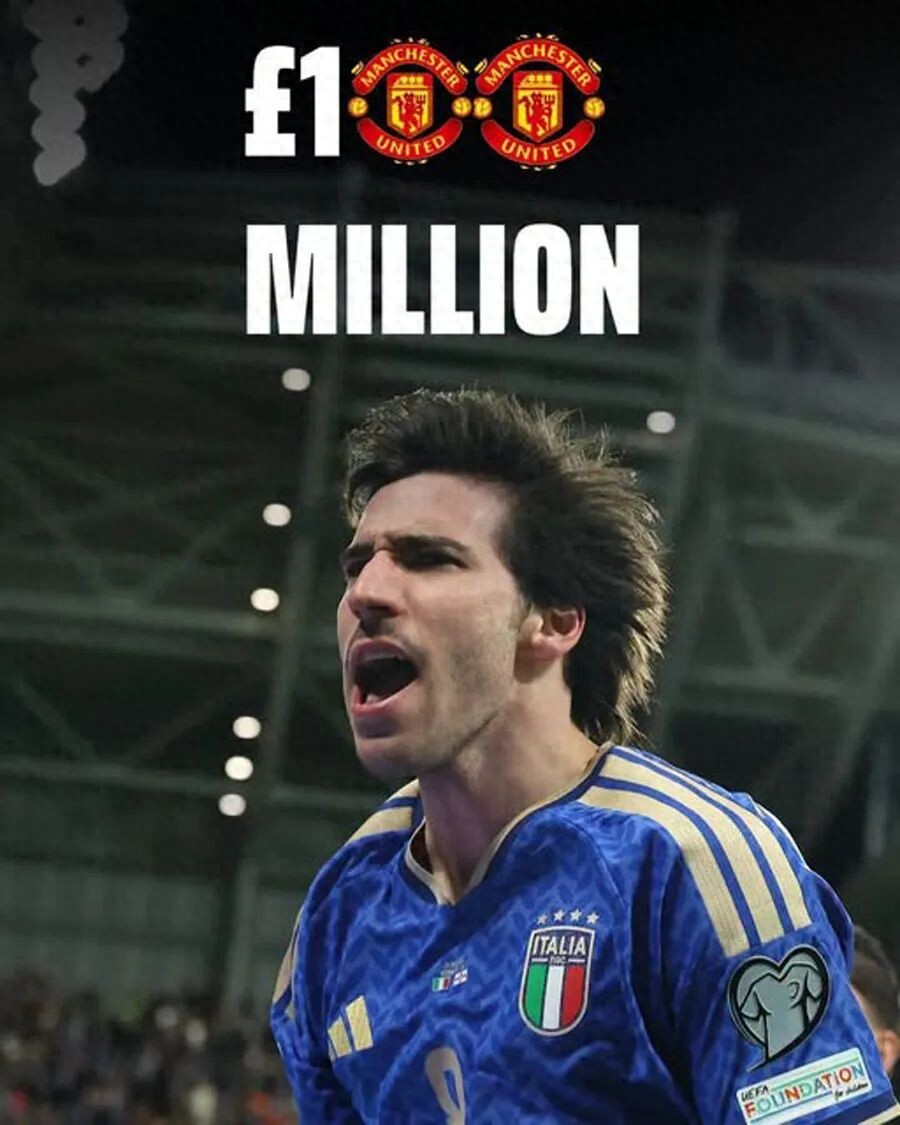 Newcastle's absence from the Champions League aids Manchester United in signing Tonali! Magpies face a £100 million gap, selling for £10 million yields profit.