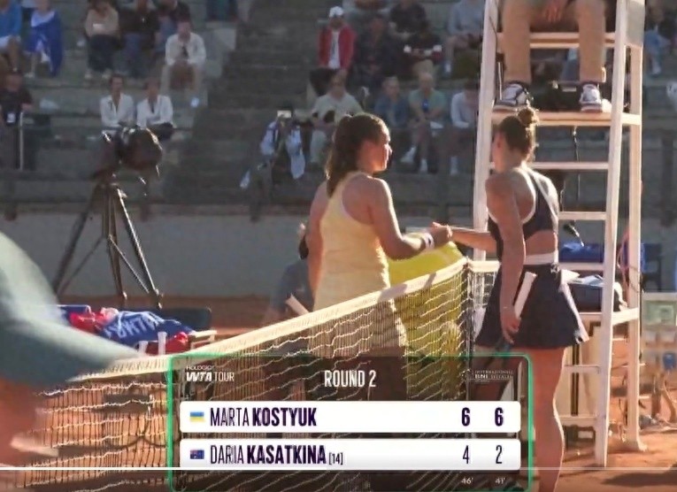 Kasatkina, a tennis woman who abandoned Russian nationality, finally "shook hands" with Ukrainian players