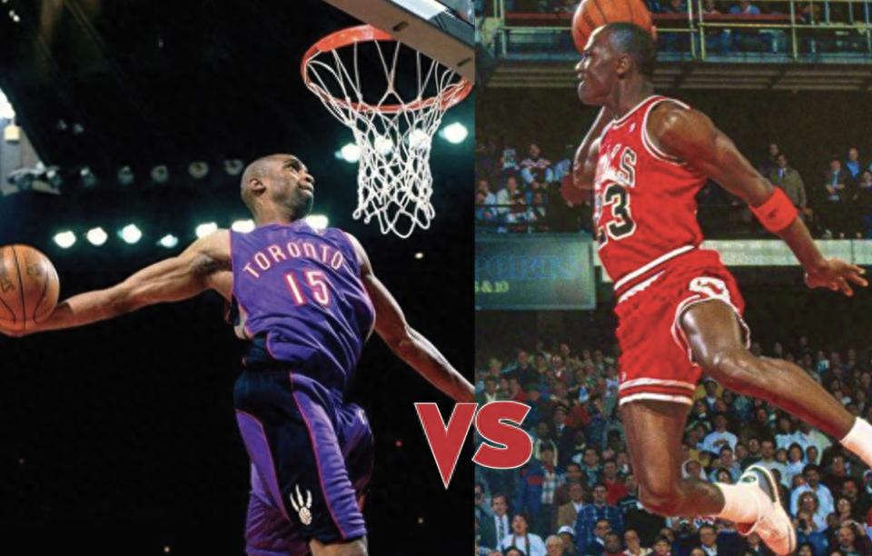 Shaquille O'Neal selects the strongest starting five for dunking: Jordan and Carter included, Zion is the only active player chosen.