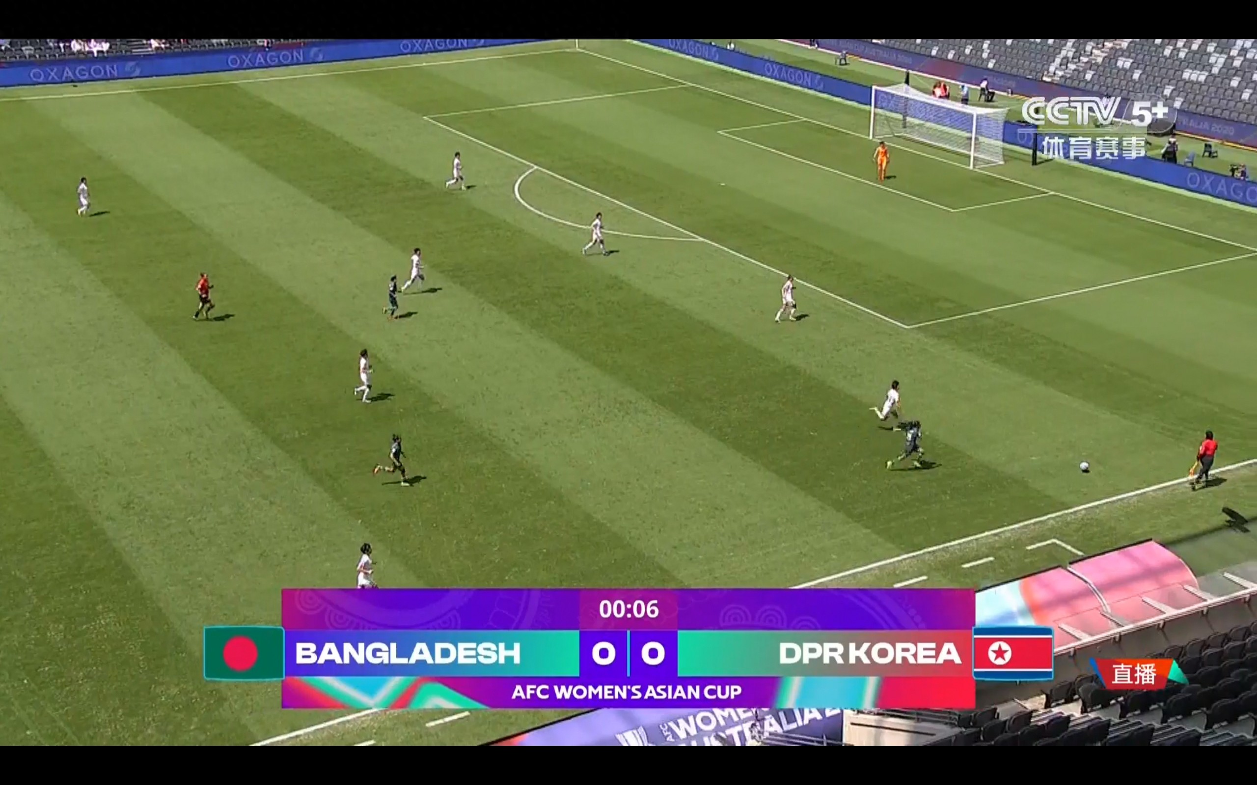 Live broadcast of the Women's Asian Cup: North Korea vs Bangladesh