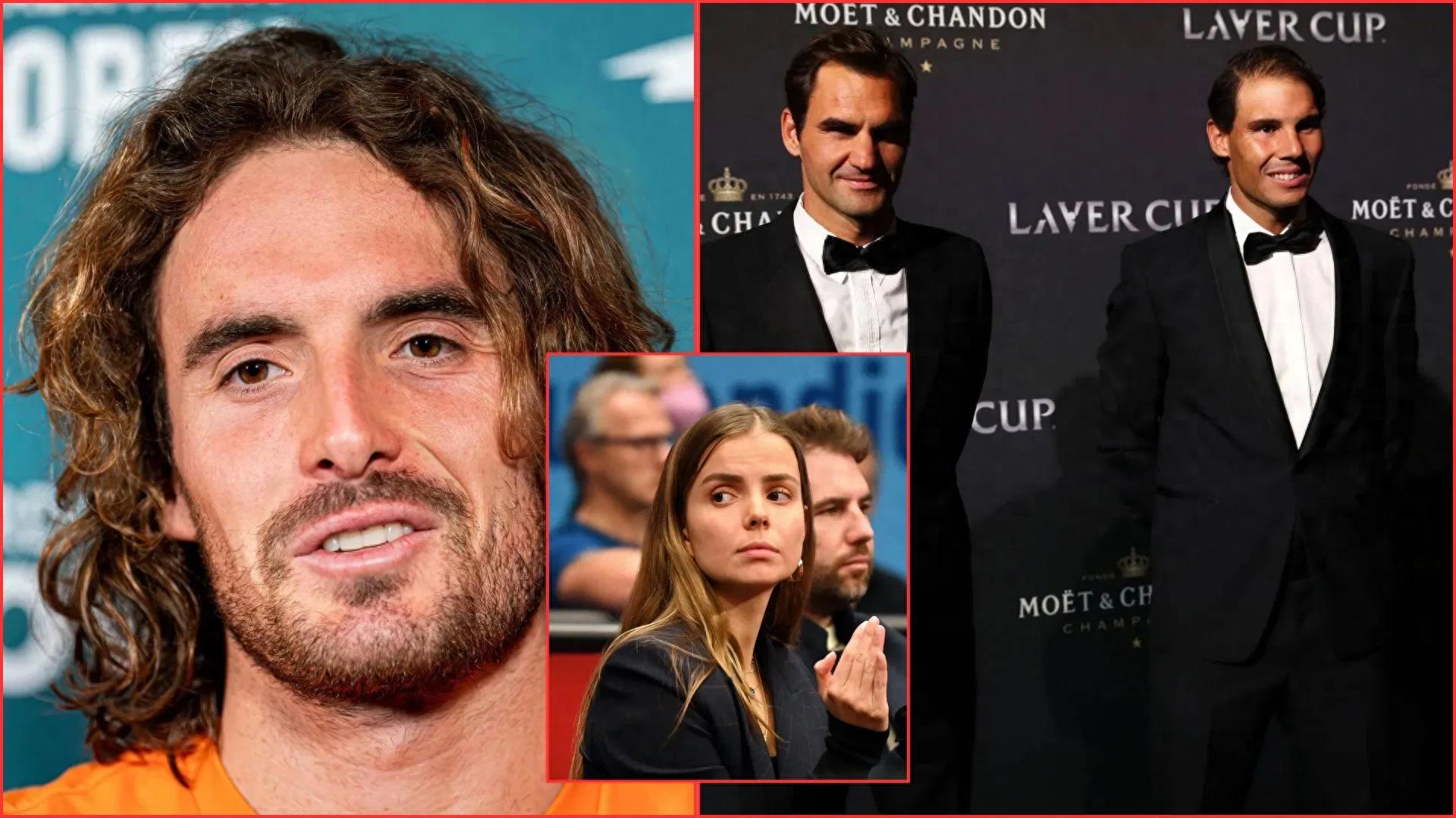 Tsitsipas revealed that the first time he ever got drunk was with Federer and Nadal.