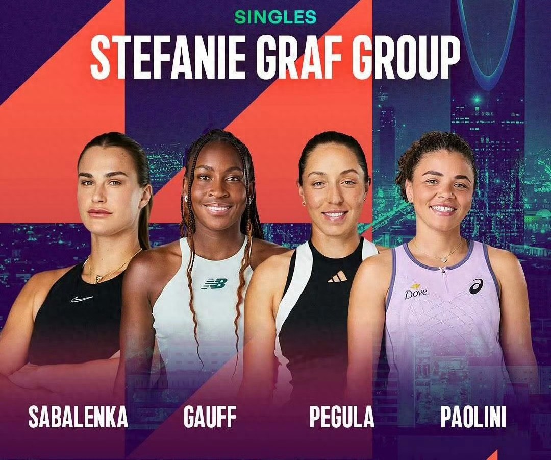 Tennis WTA Year-End Finals schedule for today (11.2): Sabalenka, Gauff, and others competing, live on Youku.