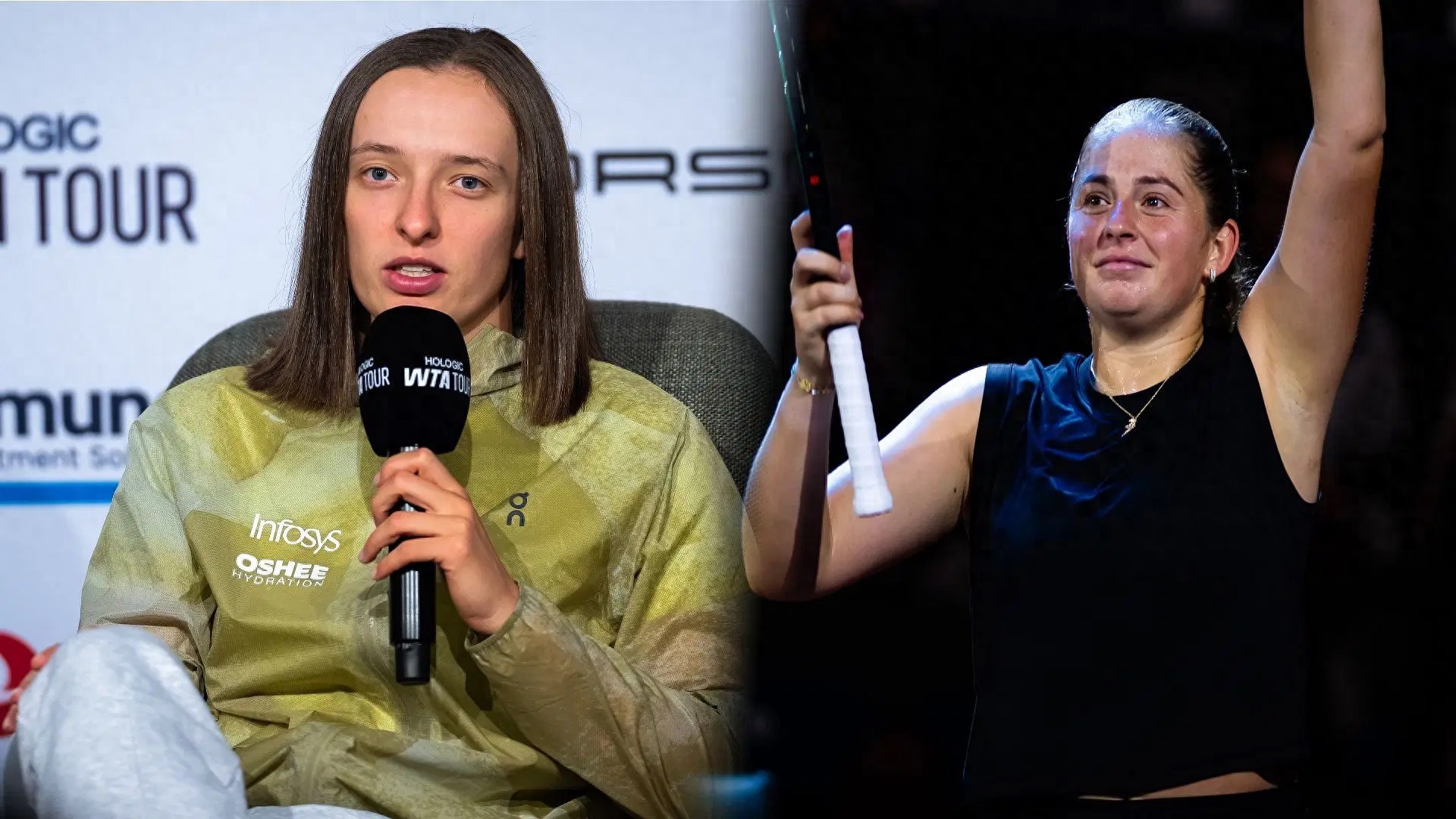 Swiatek made a stinky face at her aunt after losing; Saba took the ball print with his mobile phone, and the referee was furious
