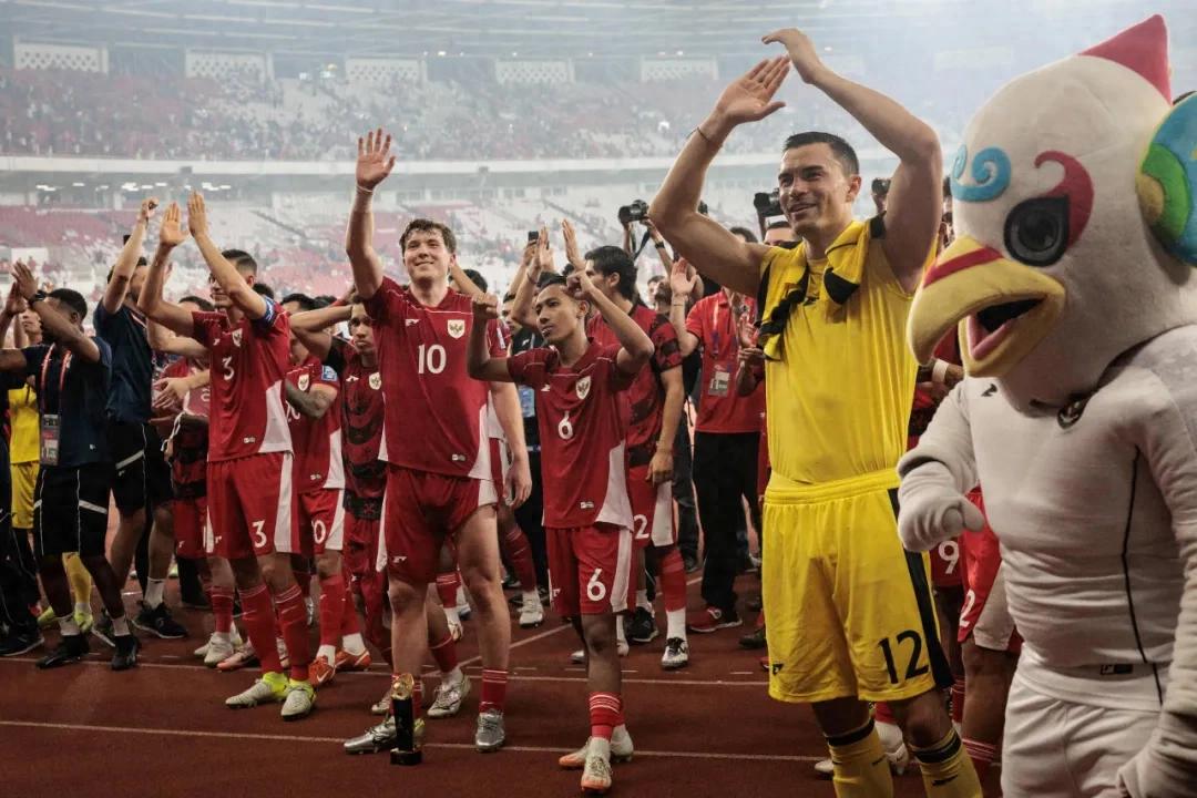 The Indonesian team locked up the play-off qualification, setting the best record of a Southeast Asian team in the world preliminaries