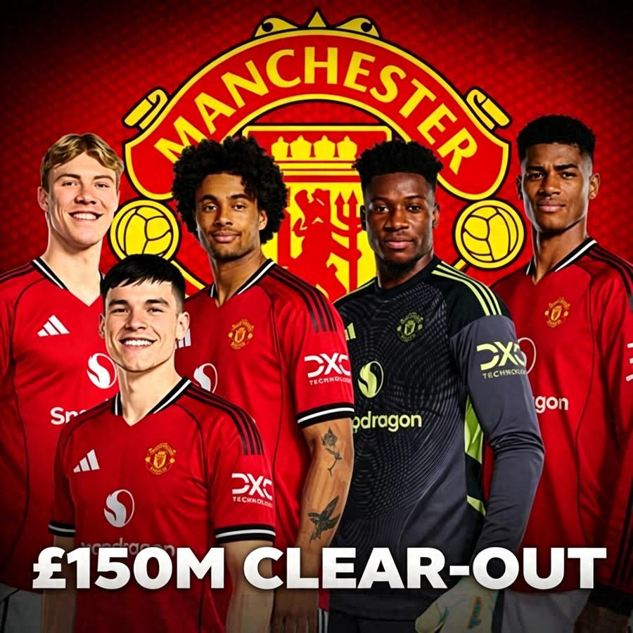 Cleansing! Manchester United's 13 players may leave in summer, Sir Jim Ratcliffe aims to earn £150 million transfer fees and save £70 million annual salary.