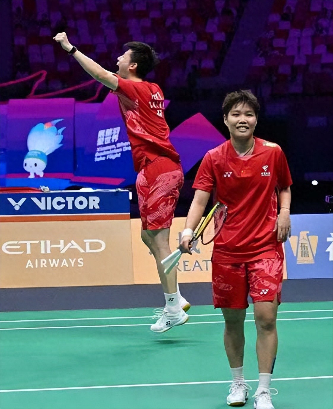The national team has reached the Sudirman Cup final for 16 consecutive times to set a god record, and is only one step away from the 14th championship in team history