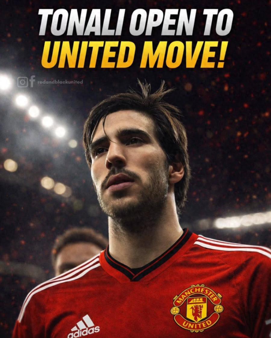 Tonali's £100m transfer to Manchester United stance revealed! Bruno Fernandes and Casemiro also recommend one player, costing only £35 million.