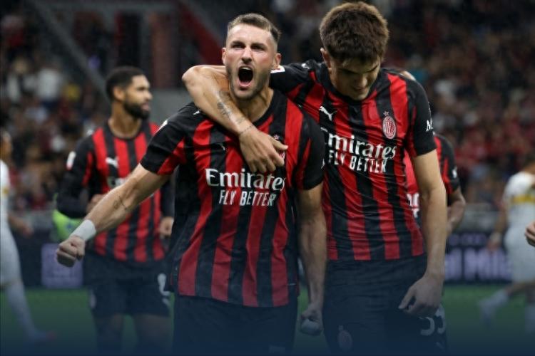 Big West Gate breaks scoring drought, Nkunku scores first goal, American substitute scores within 1 minute, Milan wins 3-0 to advance