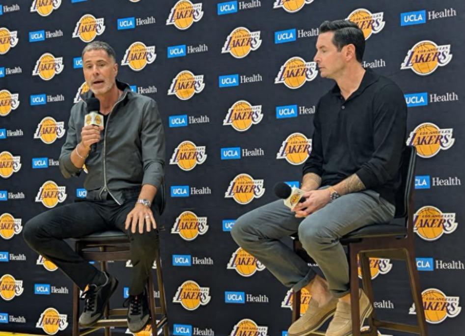 Pelinka: Hoping James retires as a Laker; team has reached contract extension with Reddick