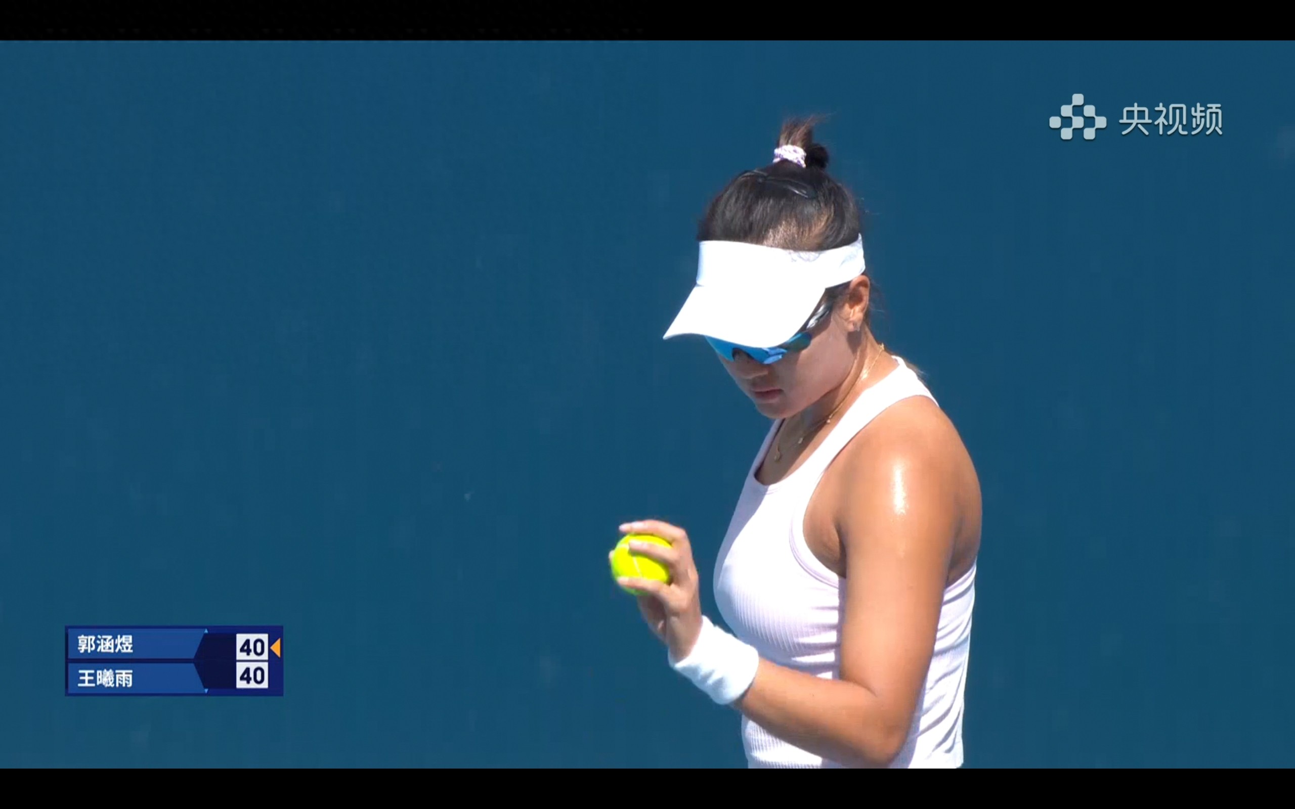 Live now: Wang Xiyu vs Guo Hanyu in the national tennis championship, with today&#39;s schedule attached.