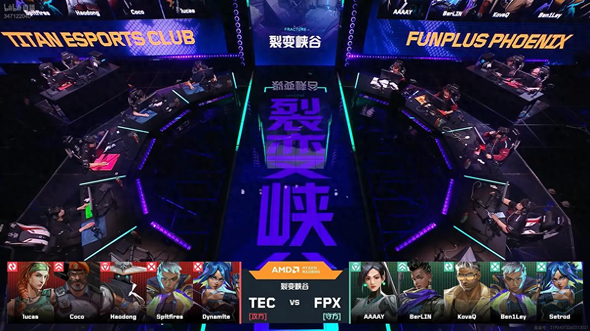 VCT CN: Dynamite's ACE in desperate situation showcases divine prowess, TEC advances to playoffs with 2-0 victory over FPX.
