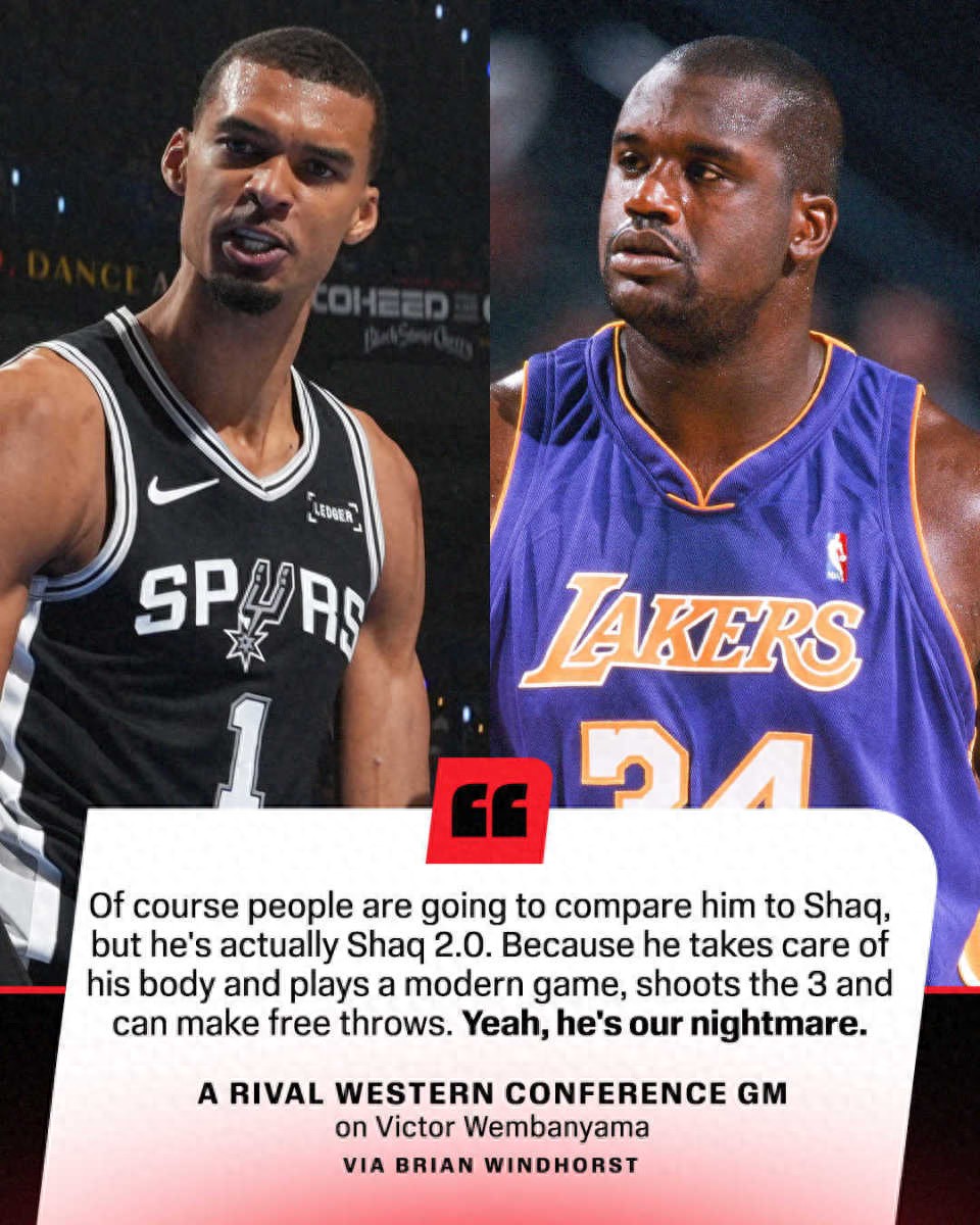 More dominant than O'Neal? Wembanyama labeled as Shaq 2.0, executive calls him a nightmare for the entire league