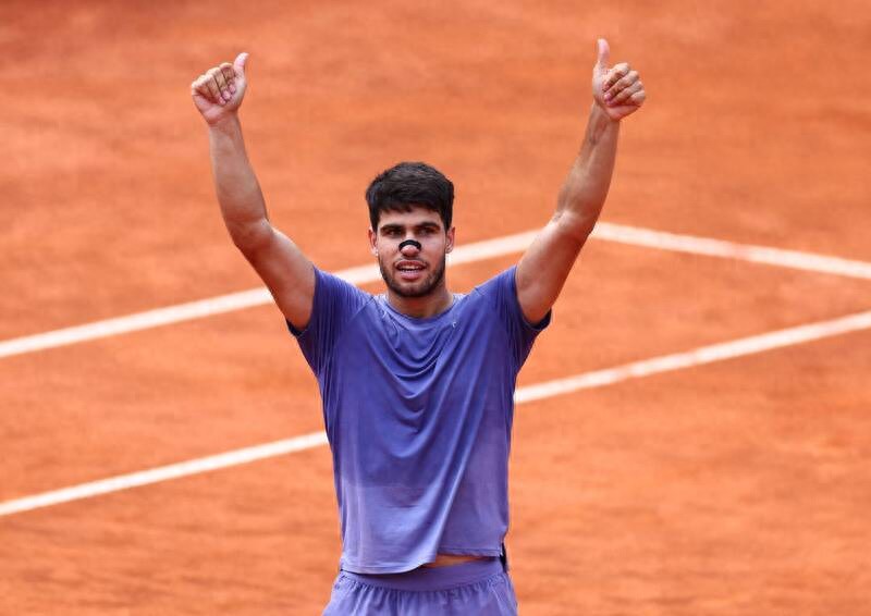 Defeating British rival Draper, Alcaraz advanced to the semi-finals of the Rome Masters for the first time