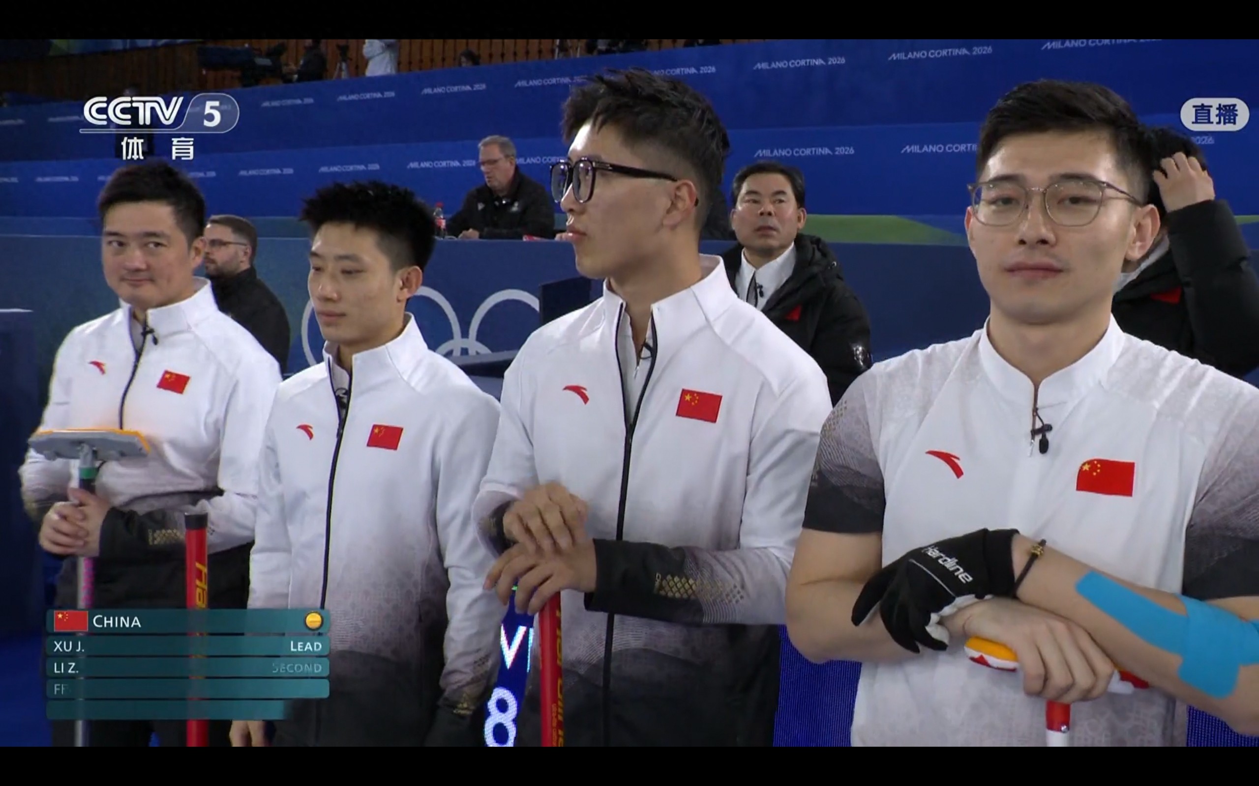 The Milan Winter Olympics men's curling round-robin match schedule today (2.17): China vs. USA, live on CCTV-5.