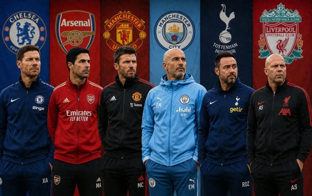 Monopolizing the Premier League's Big Six! European giants usher in an era of young coaches