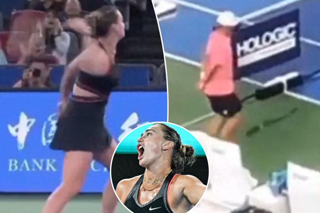 Sabalenka’s racket throw nearly hit a ball boy in Wuhan, sparking heated debate internationally: the rules are outdated.