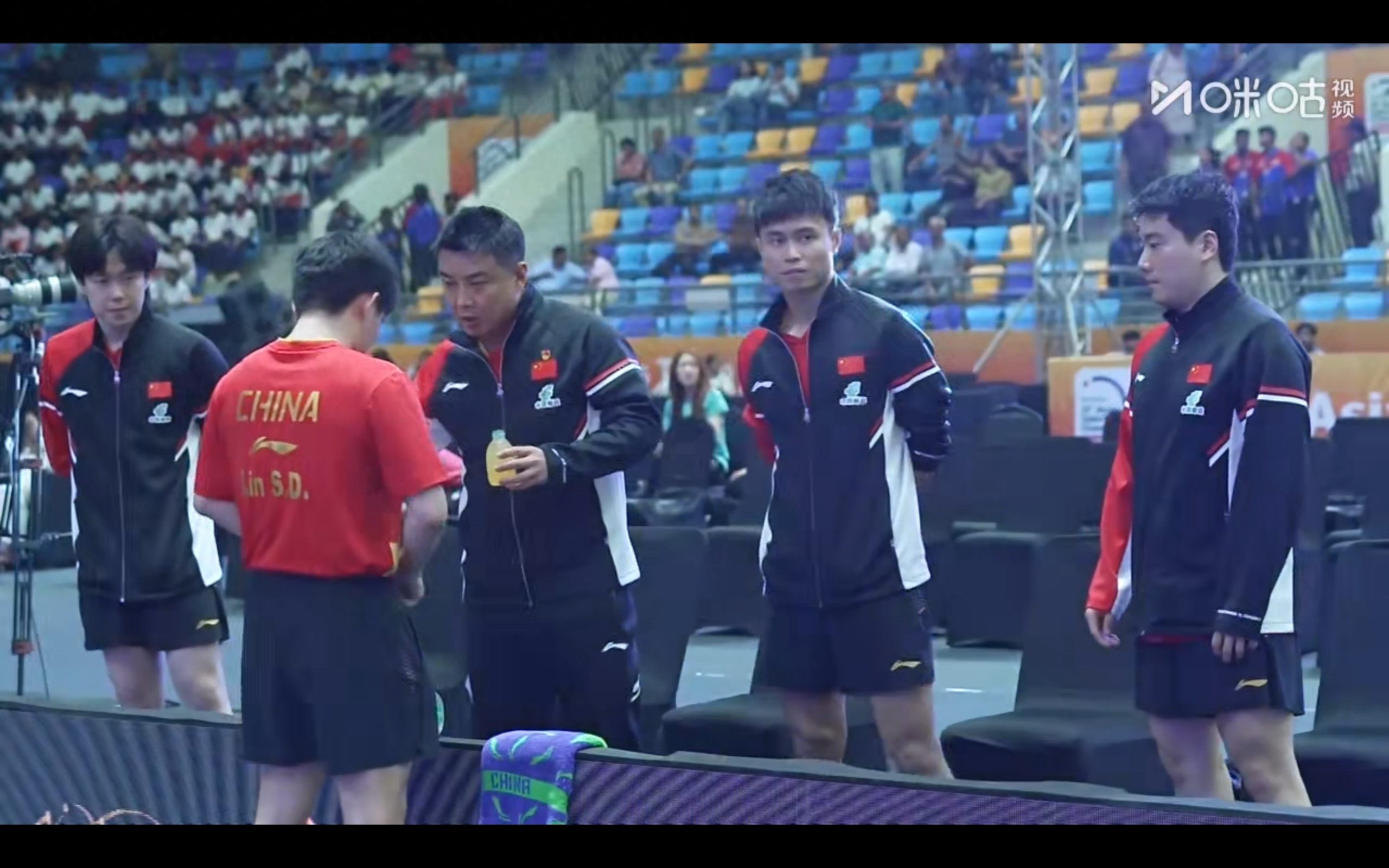 The men&#39;s team final of the Asian Table Tennis Championships between China and Hong Kong is currently being broadcast live.